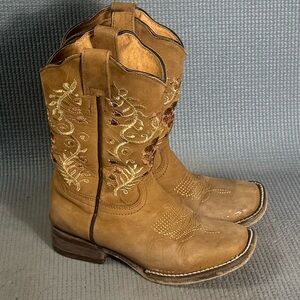 Cerrito Toddler Western Cowboy Boots Size 9C